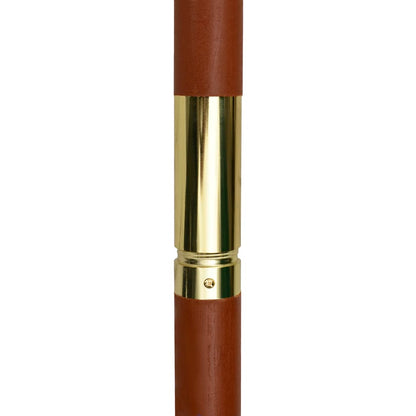 Sombrilla Con Palo De Madera Blanco 200X300 Cm