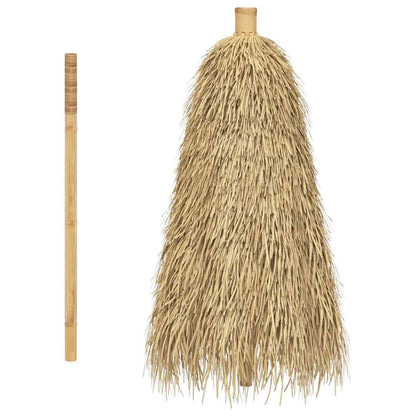 Sombrilla De Bambú Con Tejado De Hojas De Plátano