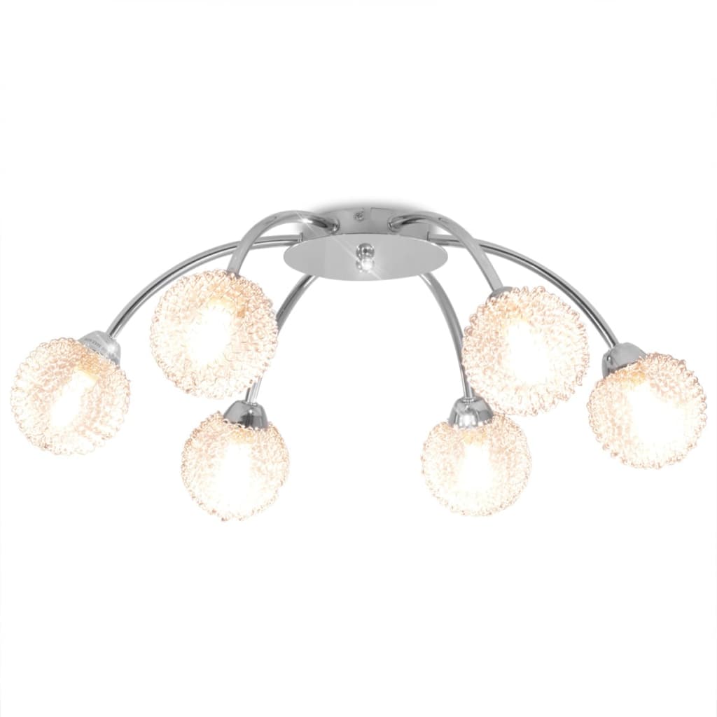 Lámpara De Techo Con 6 Bombillas Led G9 240 W