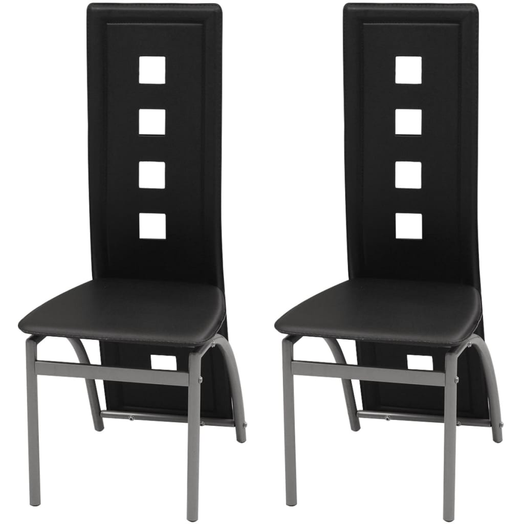 Sillas De Comedor 4 Unidades Cuero Sintético