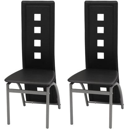 Sillas De Comedor 4 Unidades Cuero Sintético