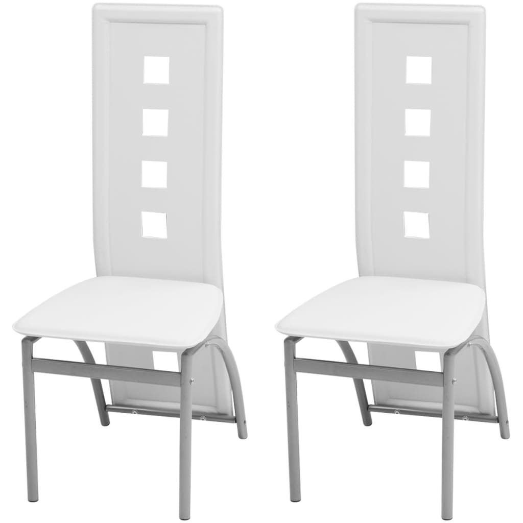Sillas De Comedor 4 Unidades Cuero Sintético