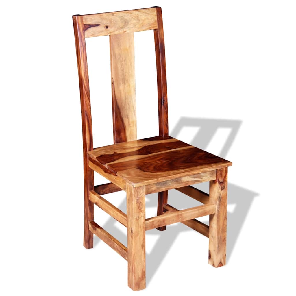 Sillas De Comedor 2 Uds Madera Maciza De Acacia