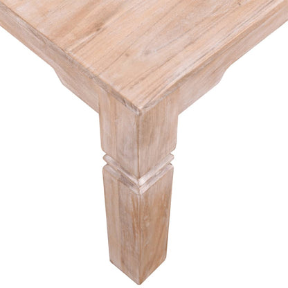 Mesa De Centro De Madera De Acacia 110X60X45 Cm