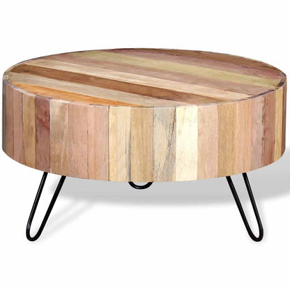 Mesa De Centro Madera Maciza Reciclada