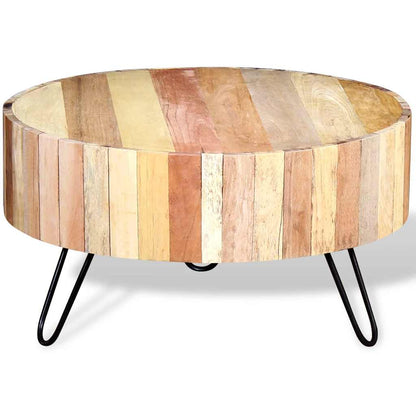 Mesa De Centro Madera Maciza Reciclada