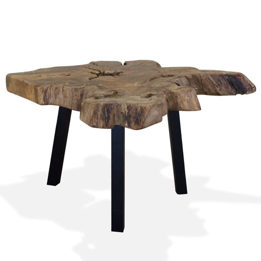 Mesa De Centro De Teca Genuina 80X70X38 Cm