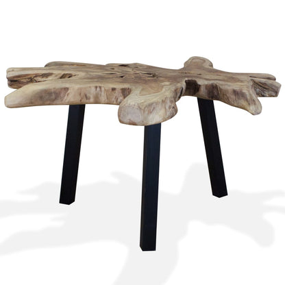 Mesa De Centro De Teca Genuina 80X70X38 Cm