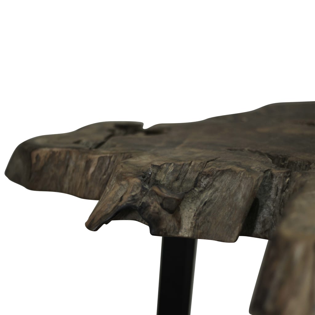 Mesa De Centro De Teca Genuina 80X70X38 Cm