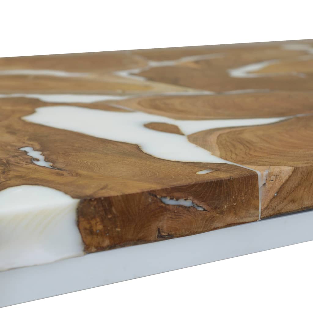 Mesa De Centro De Resina De Teca 110X60X40 Cm