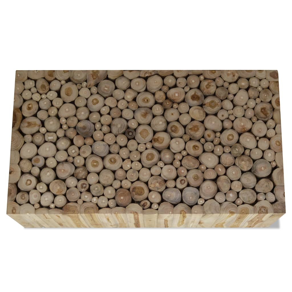 Mesa De Centro De Teca Genuina