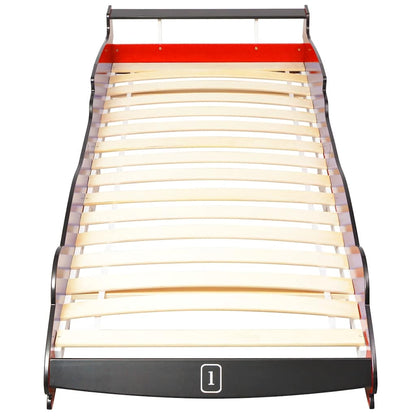 Cama Con Forma De Coche De Carreras Para Niños Roja 90X200 Cm