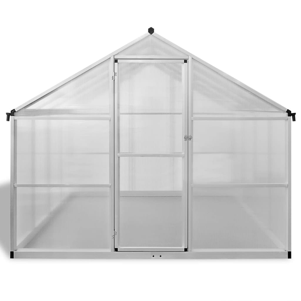 Invernadero De Aluminio Gris Antracita 10,53 M²