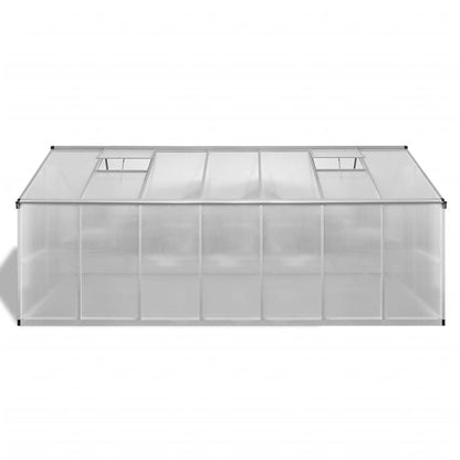 Invernadero De Aluminio Gris Antracita 10,53 M²