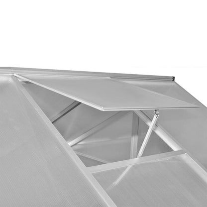 Invernadero De Aluminio Gris Antracita 10,53 M²