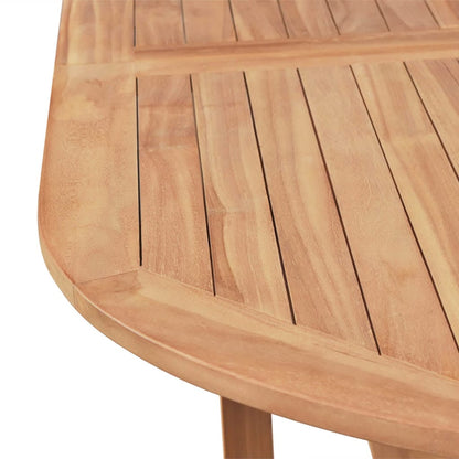 Mesa De Jardín De Madera De Teca Maciza