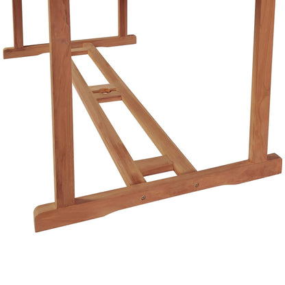 Mesa De Jardín De Madera De Teca Maciza