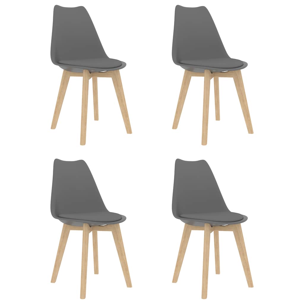 Sillas De Comedor 4 Unidades Plástico