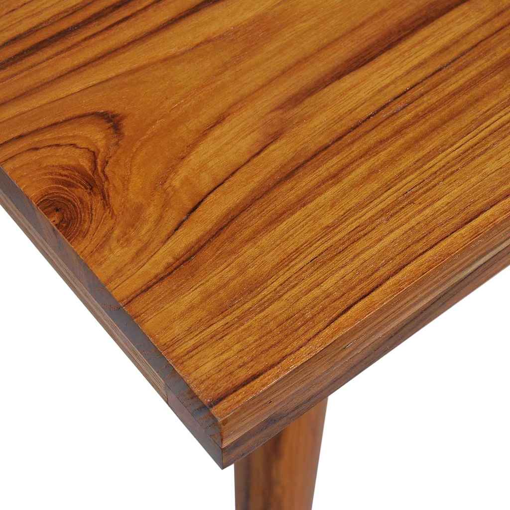 Mesa De Centro De Resina De Teca 100X50X40 Cm