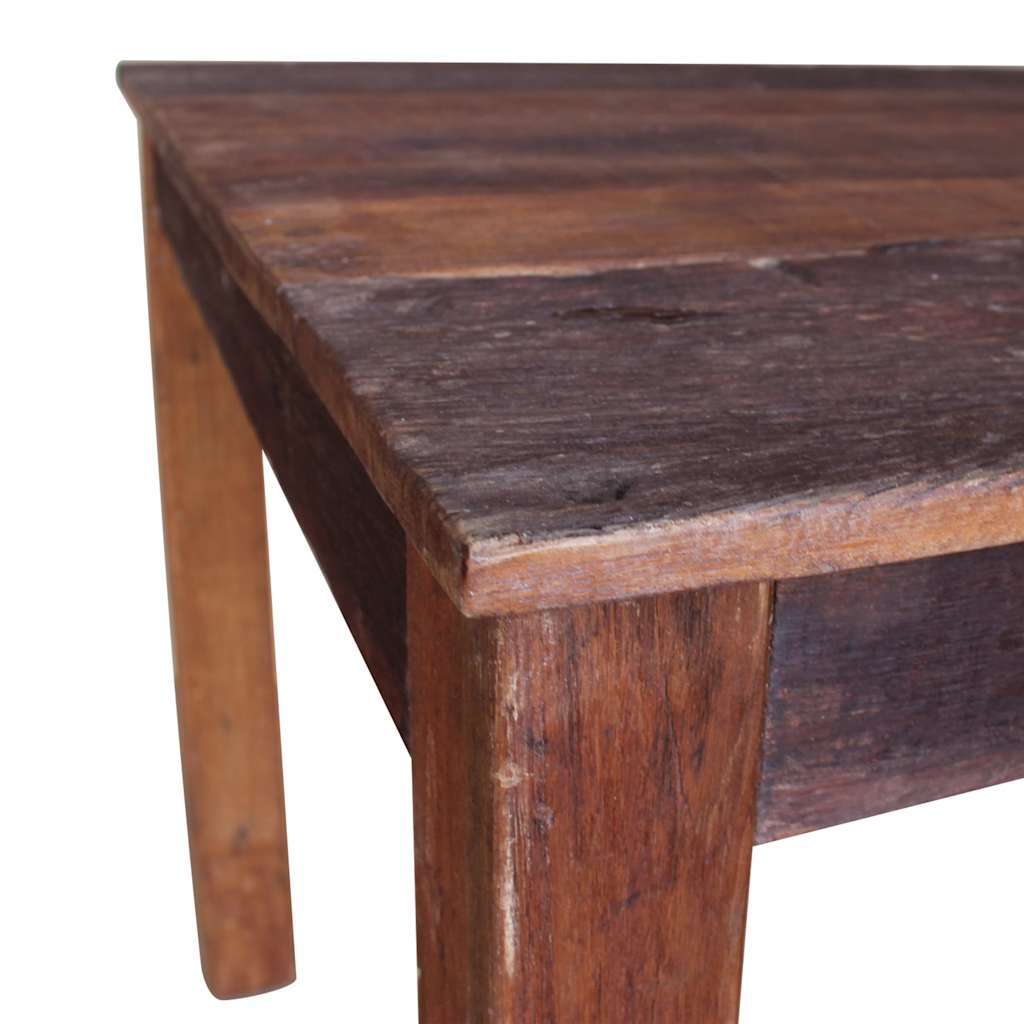 Mesa De Comedor De Madera Reciclada Mixta 82X80X76 Cm