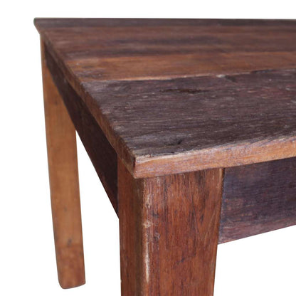 Mesa De Comedor De Madera Reciclada Mixta 82X80X76 Cm