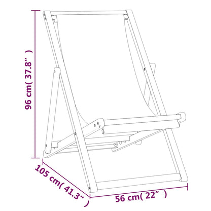 Silla De Jardín De Teca Color 56X105X96 Cm