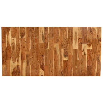 Mesa De Comedor Madera Maciza De Acacia Y Mango 180X90X76 Cm
