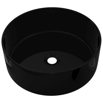 Lavabo Redondo De Cerámica 40X15 Cm