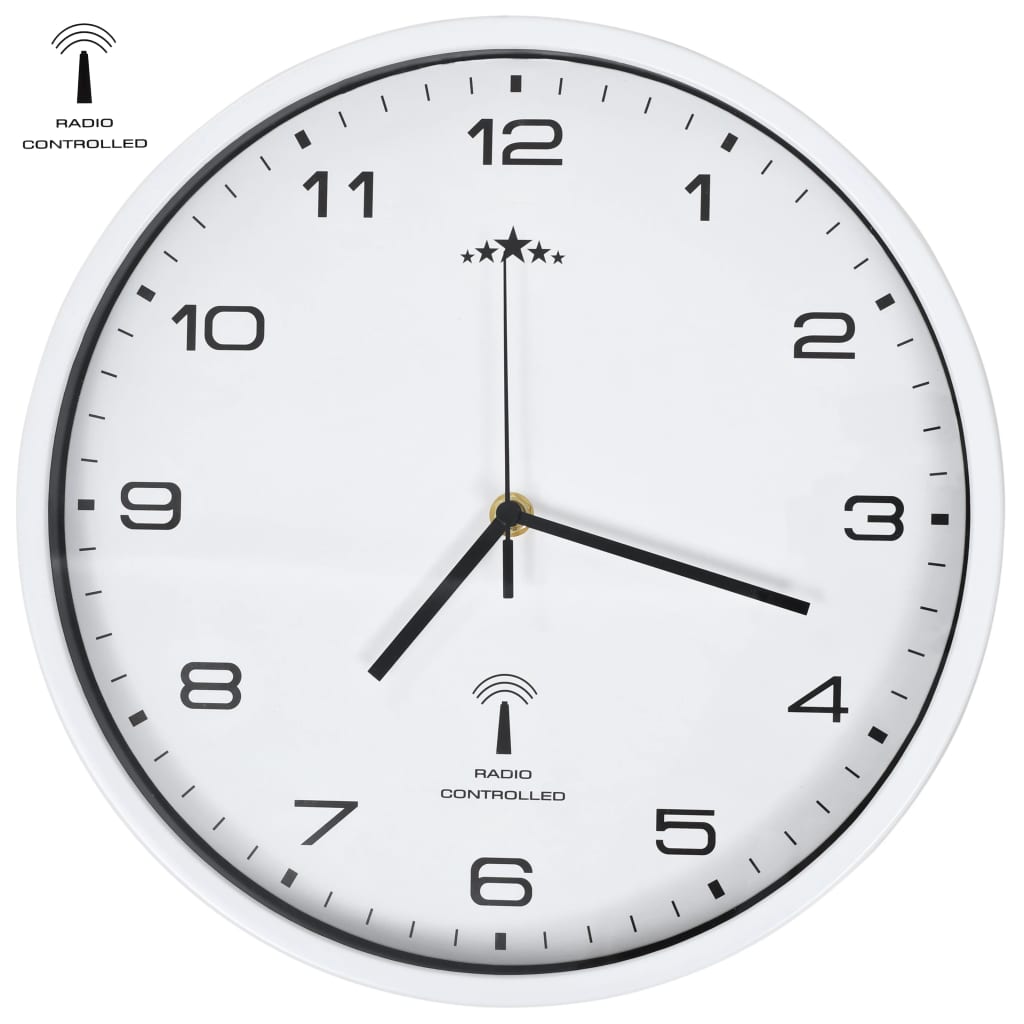 Reloj De Pared Radiocontrol Movimiento De Cuarzo 31 Cm