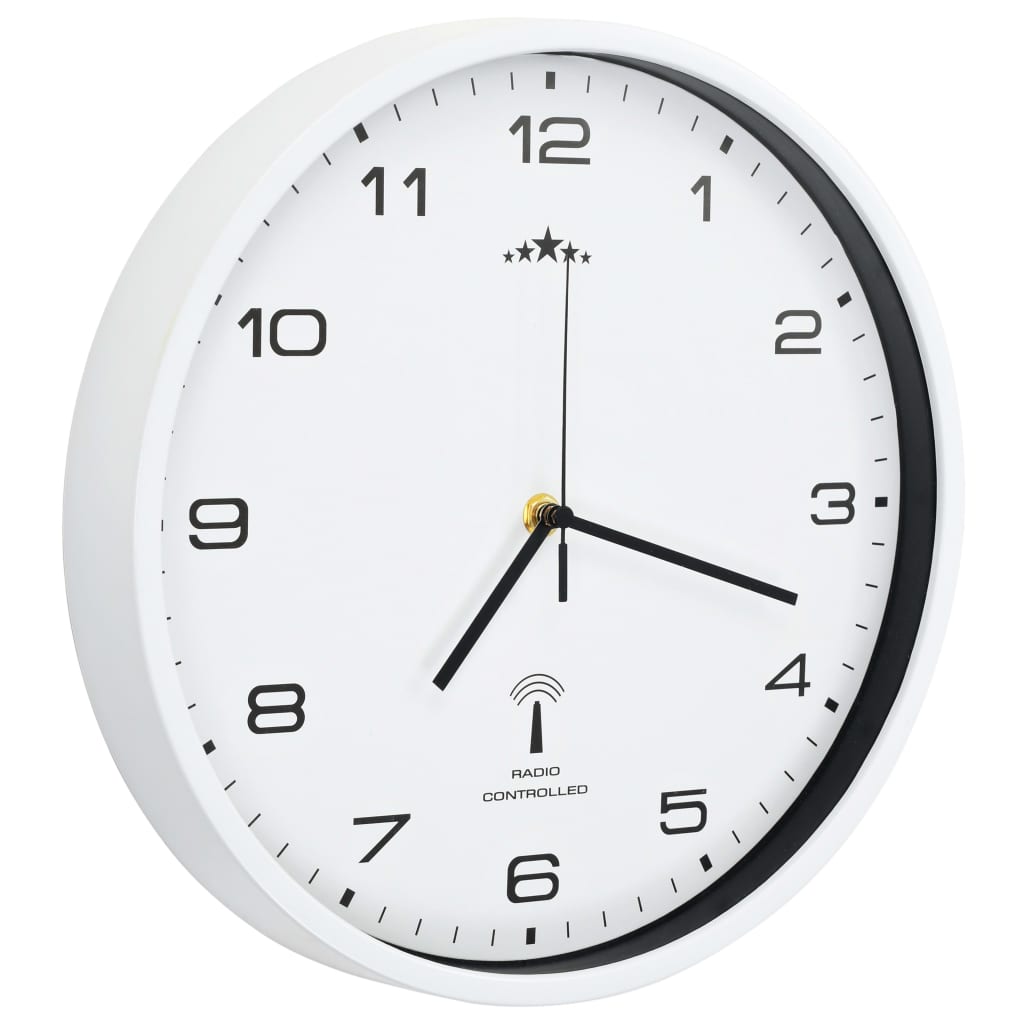 Reloj De Pared Radiocontrol Movimiento De Cuarzo 31 Cm
