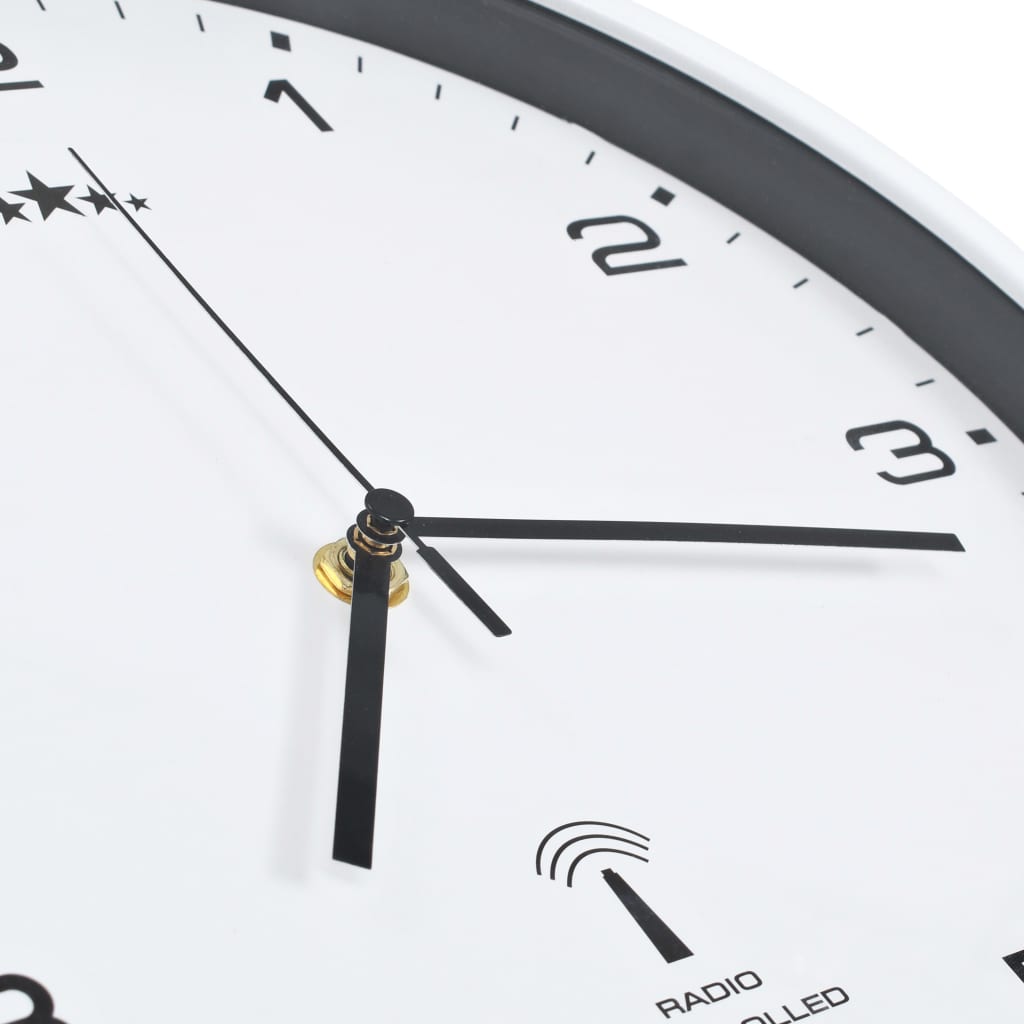 Reloj De Pared Radiocontrol Movimiento De Cuarzo 31 Cm