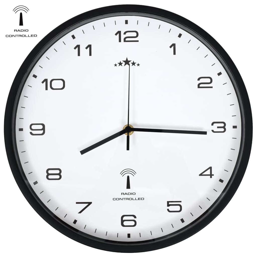 Reloj De Pared Radiocontrol Movimiento De Cuarzo 31 Cm