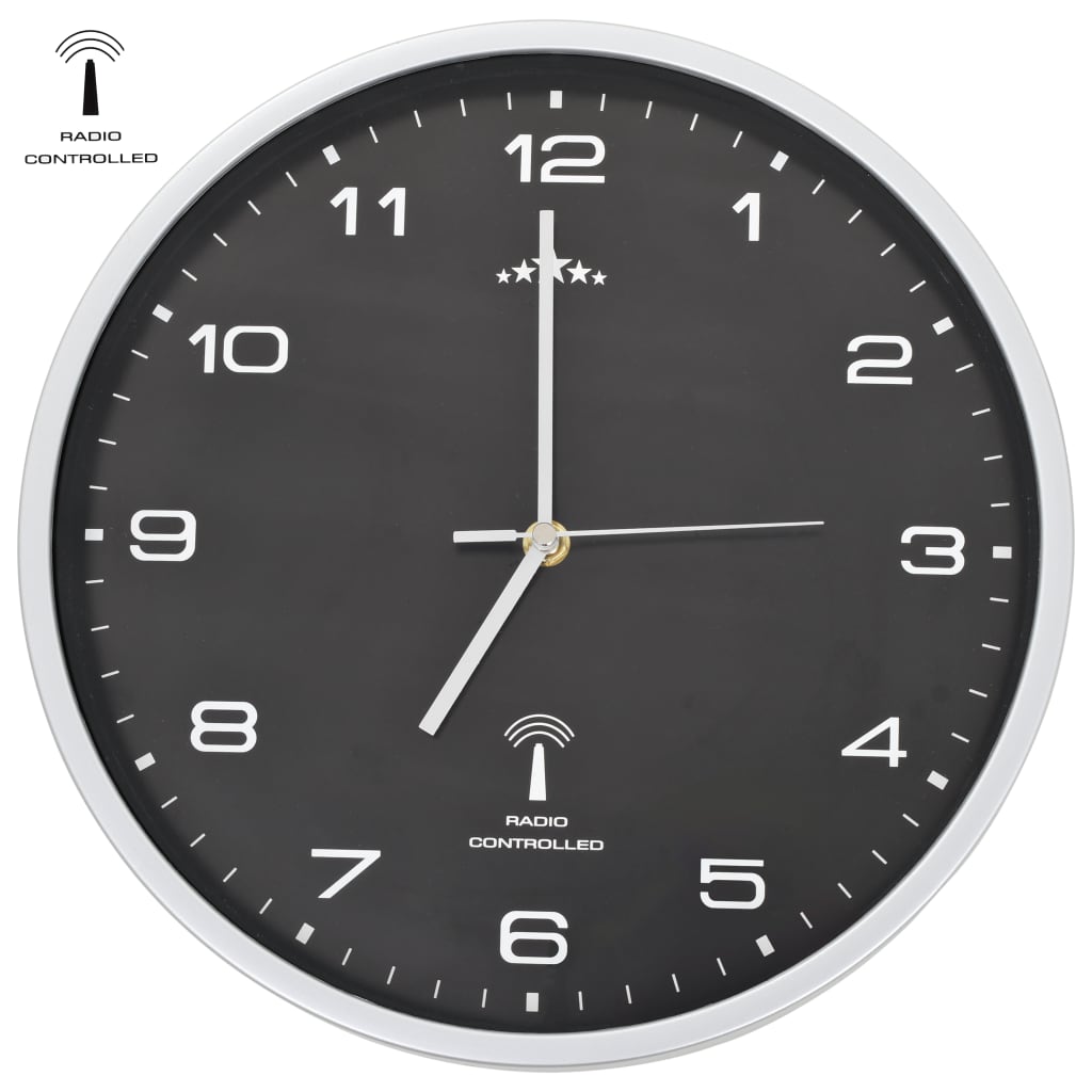 Reloj De Pared Radiocontrol Movimiento De Cuarzo 31 Cm