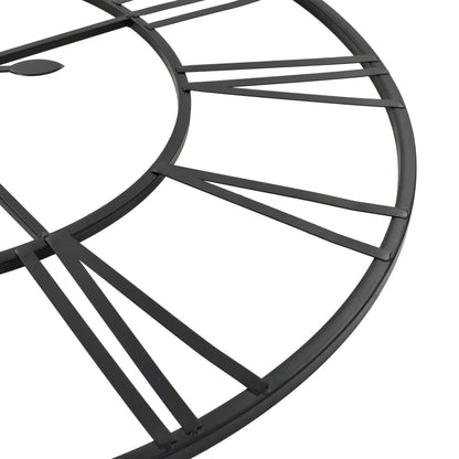 Reloj De Pared Vintage Movimiento Cuarzo Metal 80 Cm Xxl