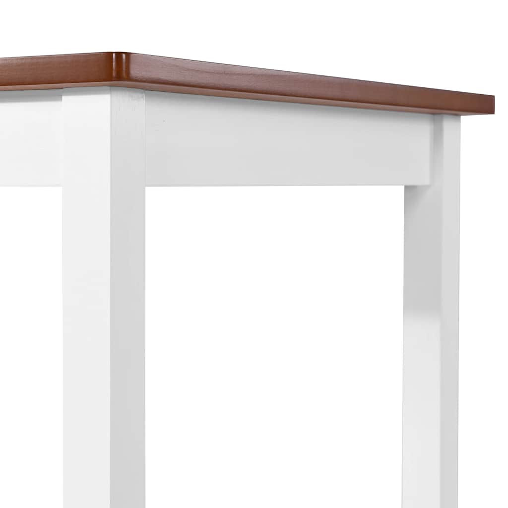 Mesa De Bar Madera Maciza 108X60X91 Cm