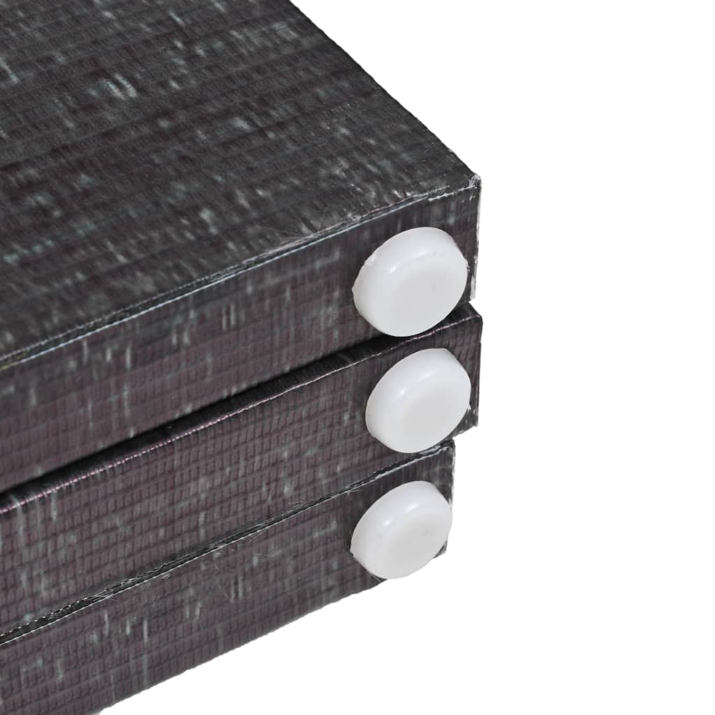 Biombo Divisor Plegable Plumas Blanco Y Negro