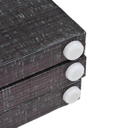 Biombo Divisor Plegable Plumas Blanco Y Negro