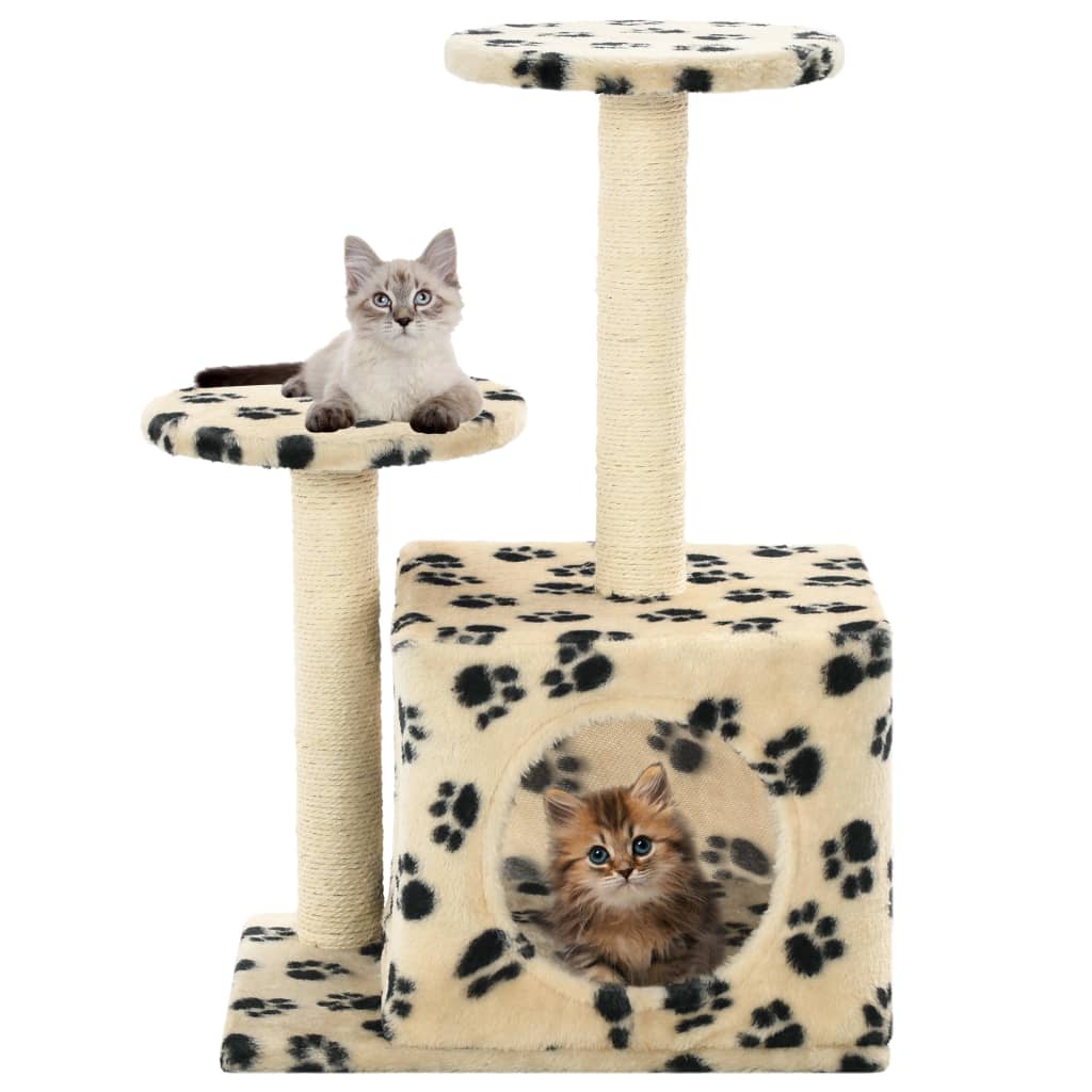 Rascador Para Gatos Con Poste De Sisal