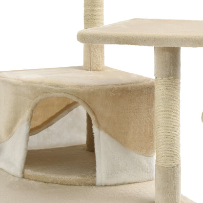 Rascador Para Gatos Con Poste De Sisal
