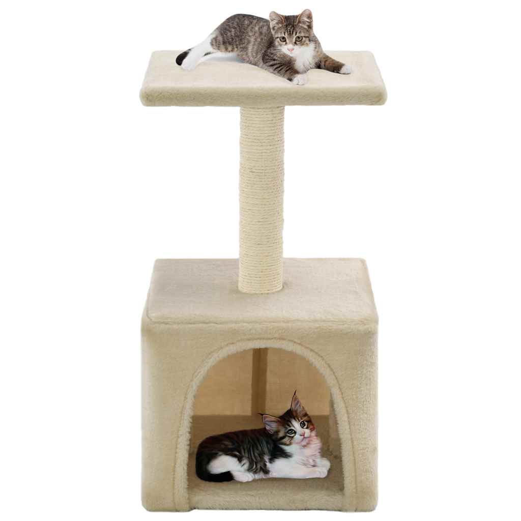 Rascador Para Gatos Con Poste De Sisal