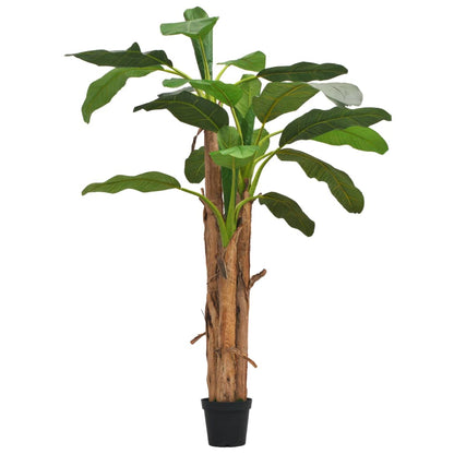 Árbol Bananero Artificial Con Macetero Verde