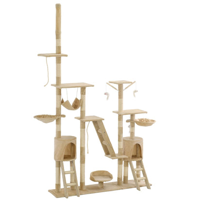 Rascador Para Gatos Con Poste De Sisal 230-250 Cm