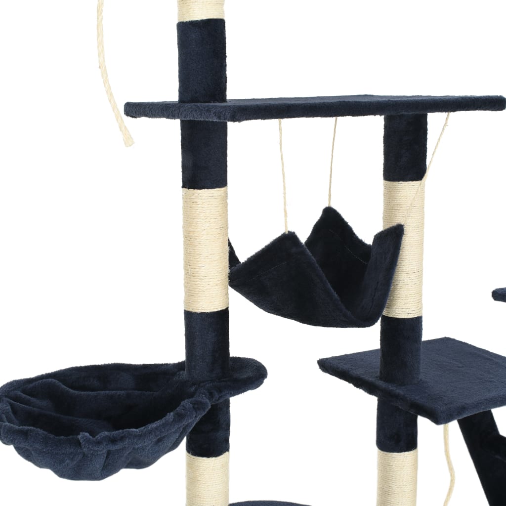 Rascador Para Gatos Con Poste De Sisal 230-250 Cm