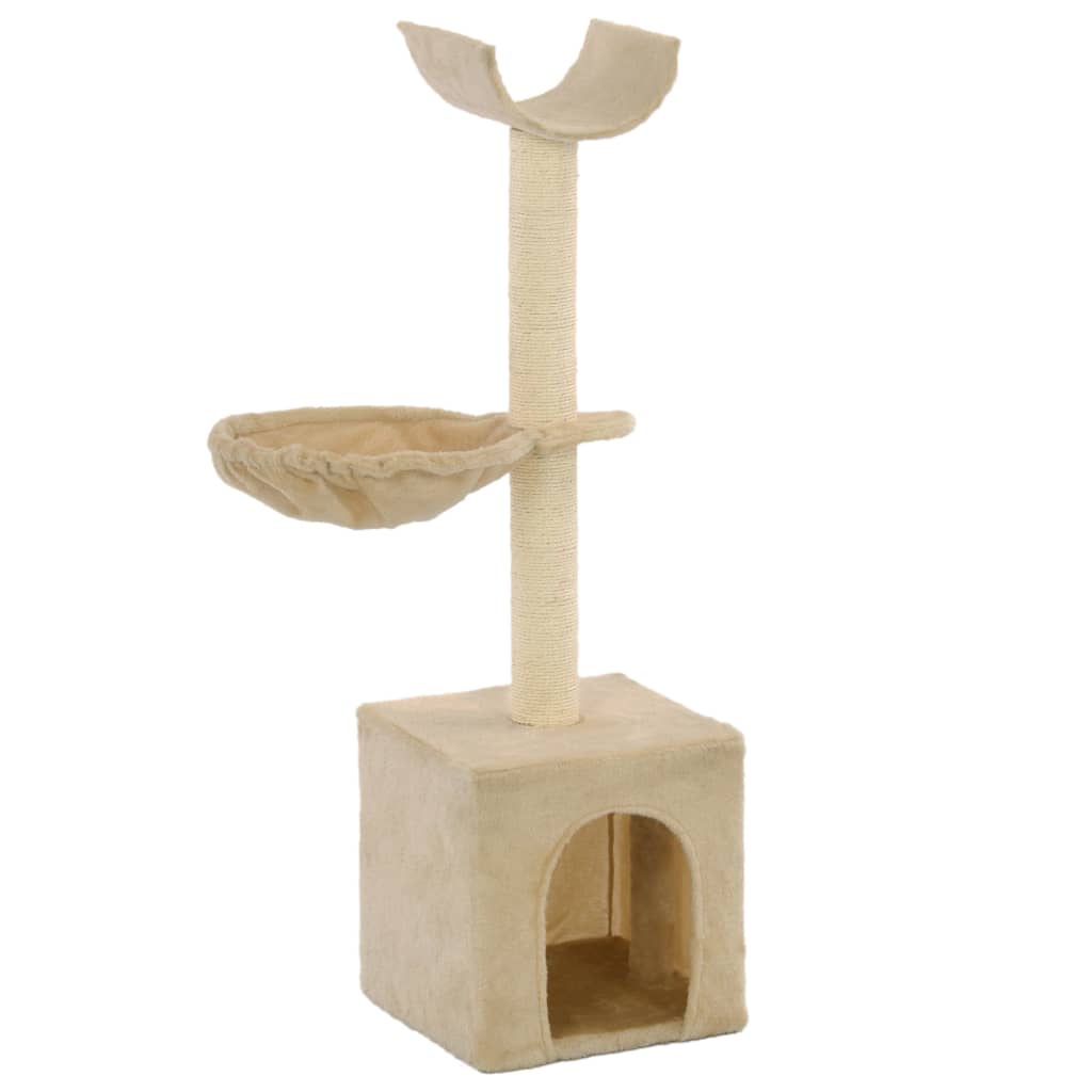 Rascador Para Gatos Con Poste De Sisal 105 Cm