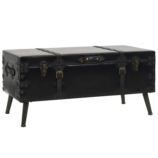 Mesa De Centro De Mdf Y Acero 102X51X48 Cm