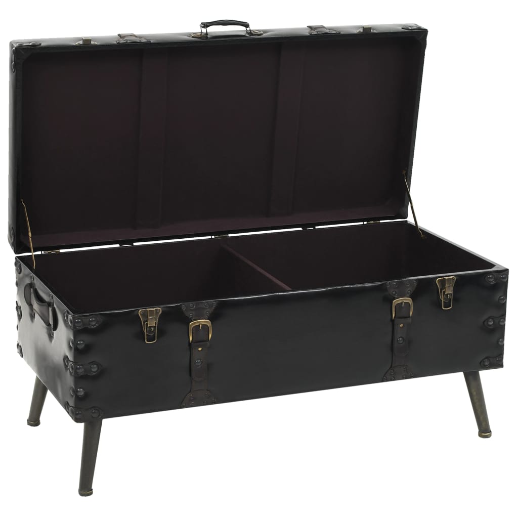 Mesa De Centro De Mdf Y Acero 102X51X48 Cm
