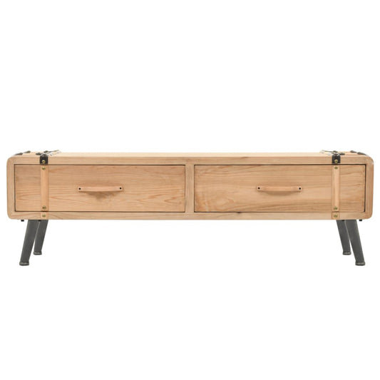 Mueble Para Tv Madera Maciza De Abeto 120X33X35 Cm