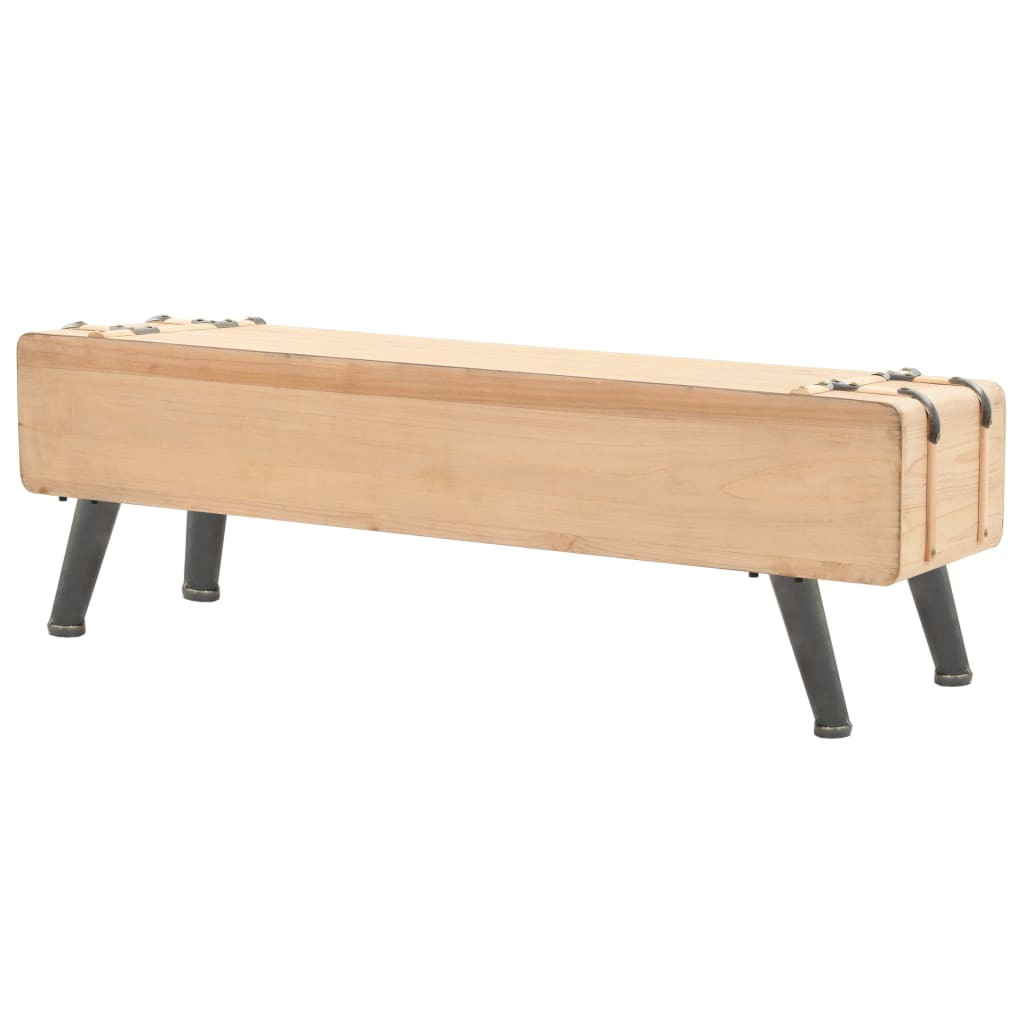 Mueble Para Tv Madera Maciza De Abeto 120X33X35 Cm