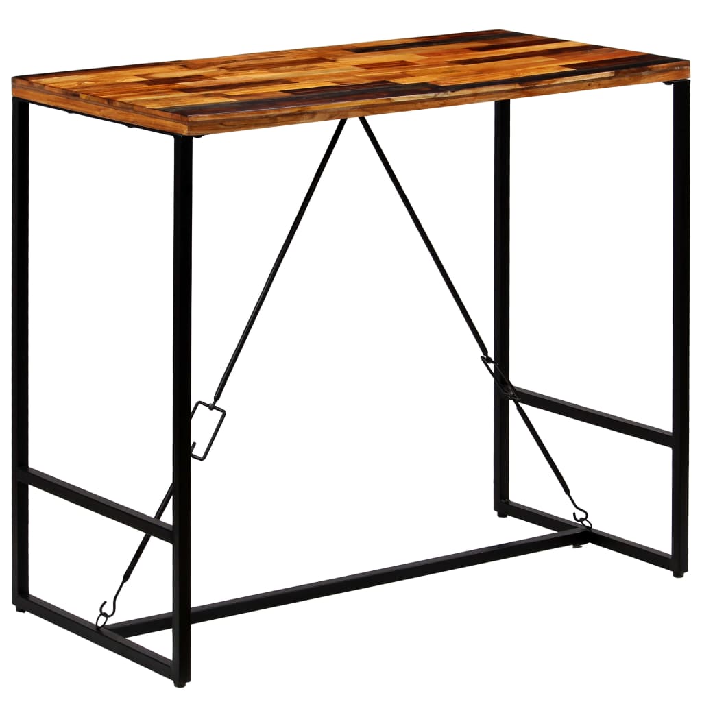 Mesa De Bar De Madera Maciza Reciclada