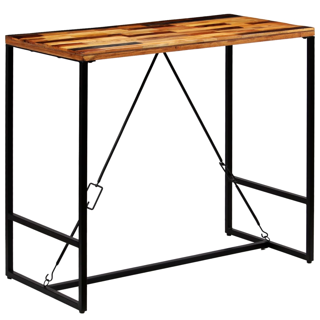 Mesa De Bar De Madera Maciza Reciclada